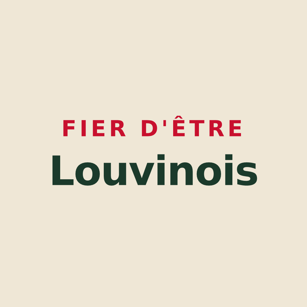 Tote bag « Fier d'être Louvinois » — design pour Louvigny
