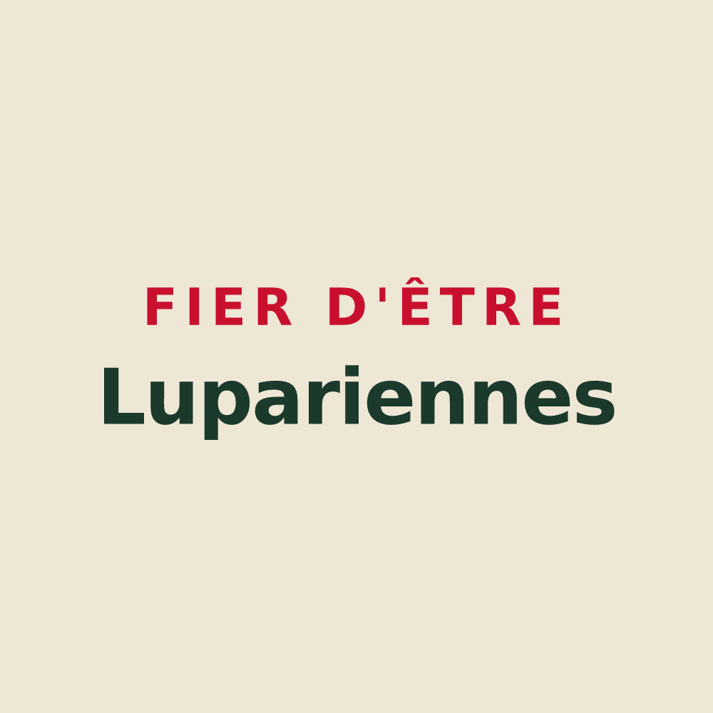 Tote bag « Fier d'être Lupariennes » — design pour Louvres