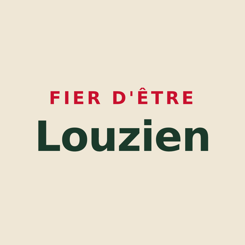 Tote bag « Fier d'être Louzien » — design pour Louzes