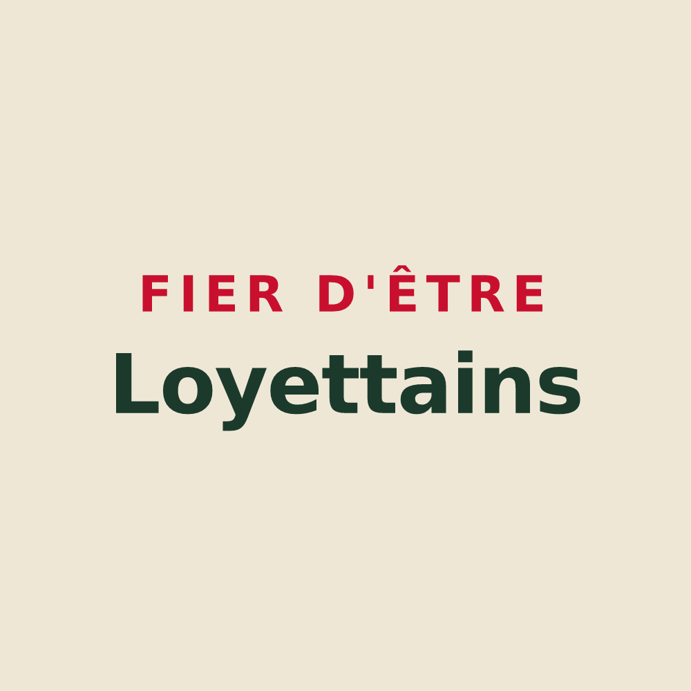 Tote bag « Fier d'être Loyettains » — design pour Loyettes
