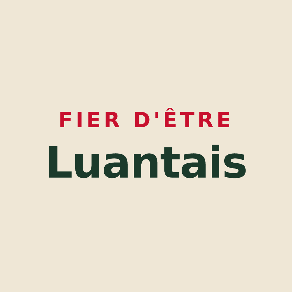 Tote bag « Fier d'être Luantais » — design pour Luant