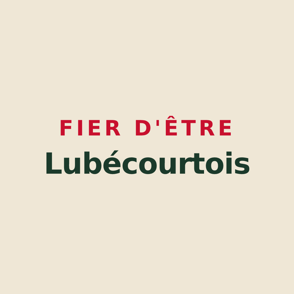 Tote bag « Fier d'être Lubécourtois » — design pour Lubécourt
