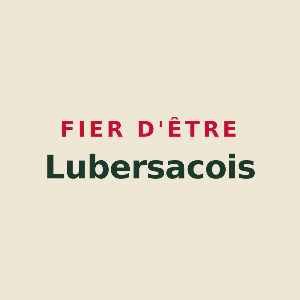 Tote bag « Fier d'être Lubersacois » — design pour Lubersac