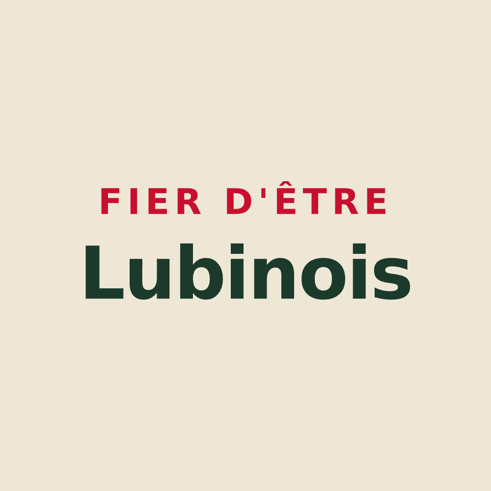 Tote bag « Fier d'être Lubinois » — design pour Lubine