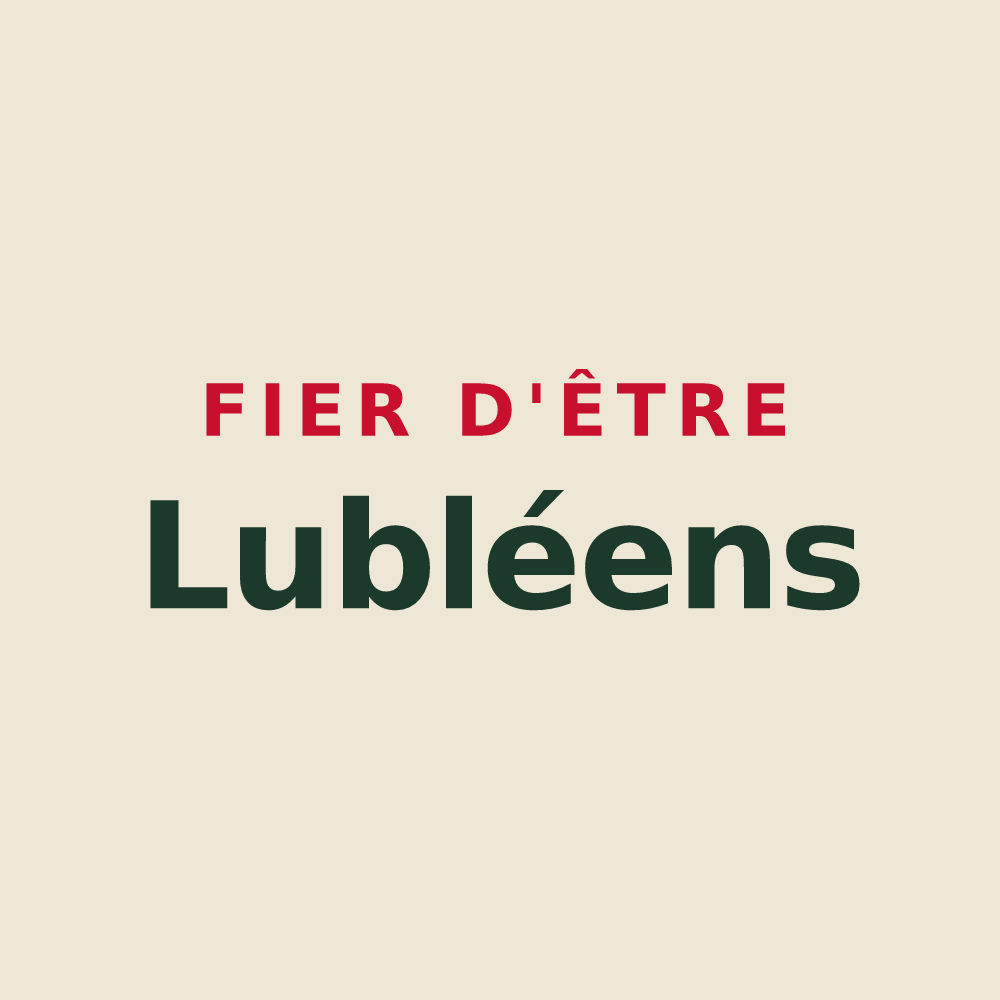 Tote bag « Fier d'être Lubléens » — design pour Lublé