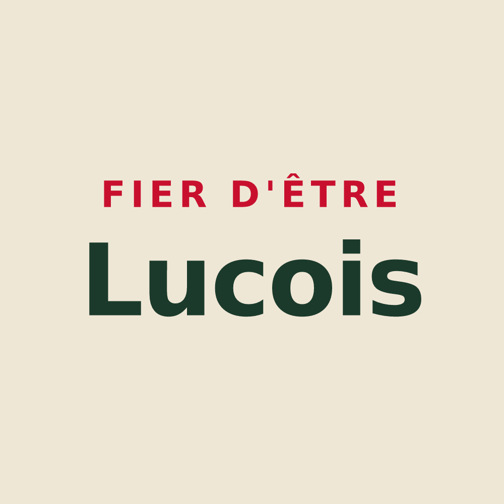 Tote bag « Fier d'être Lucois » — design pour Luc-en-Diois