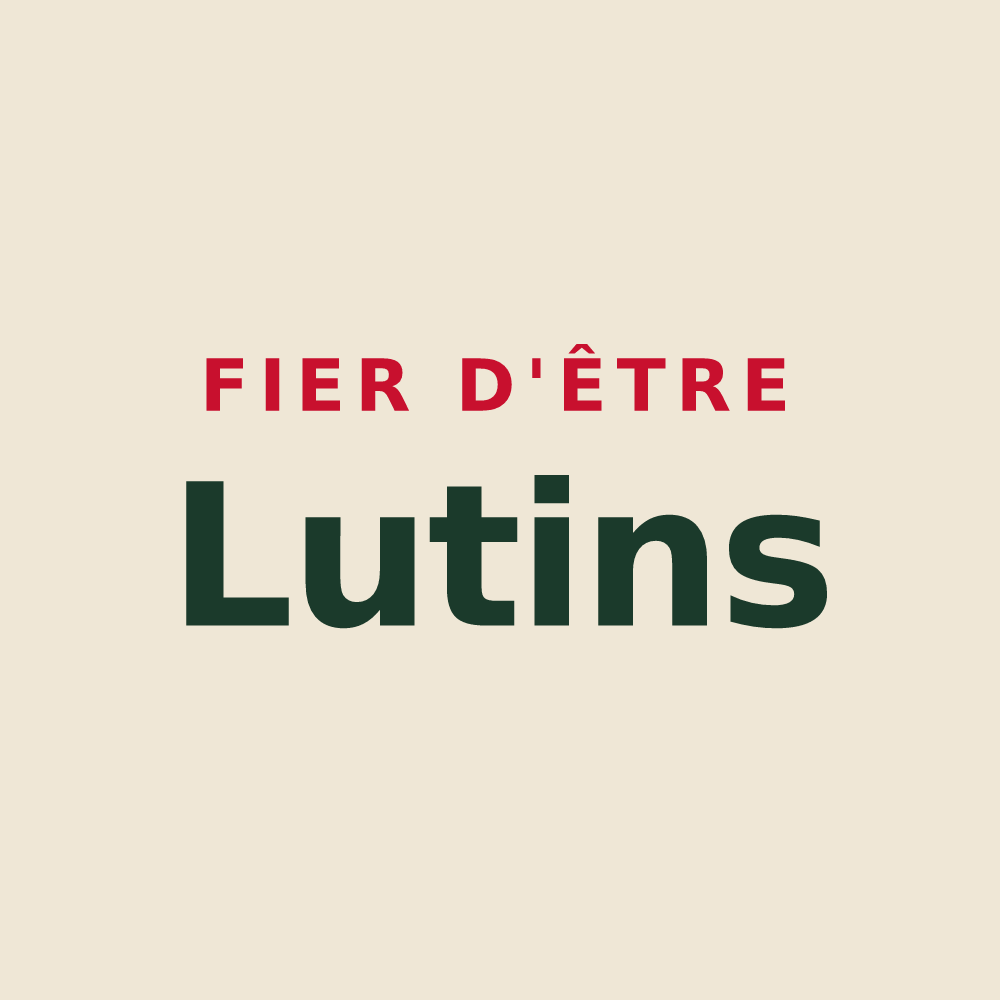 Tote bag « Fier d'être Lutins » — design pour Luc-sur-Mer