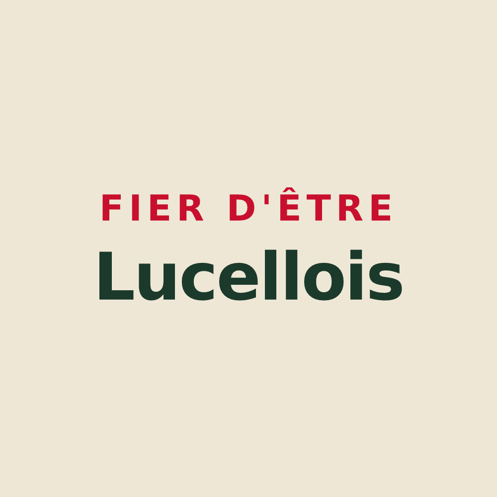 Tote bag « Fier d'être Lucellois » — design pour Lucelle