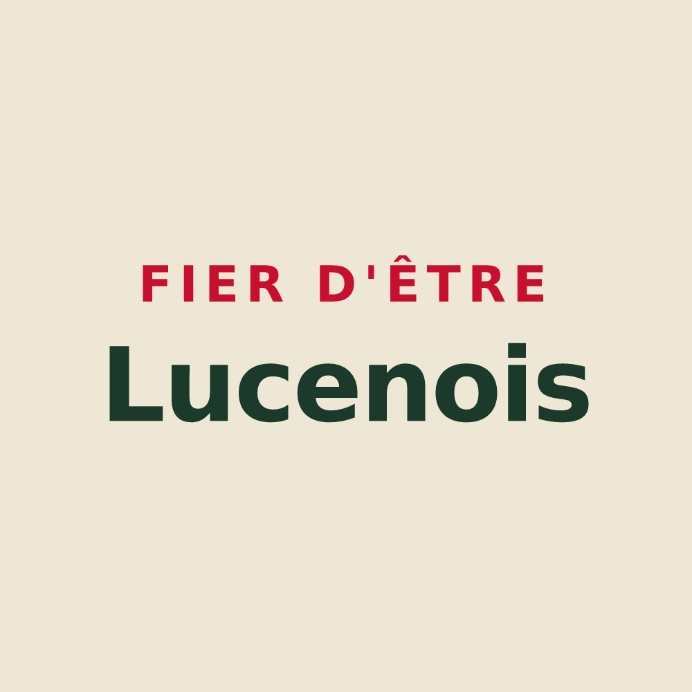 Tote bag « Fier d'être Lucenois » — design pour Lucenay