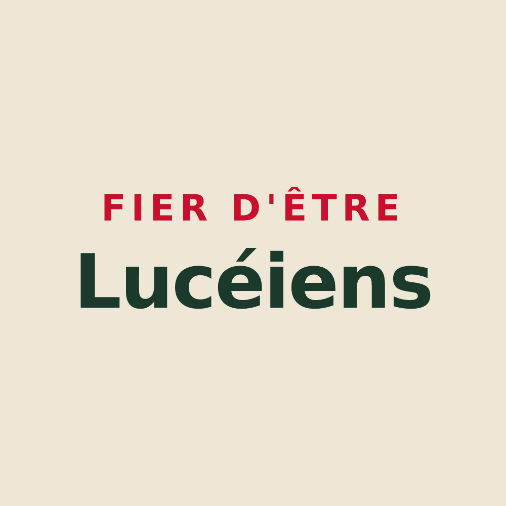 Tote bag « Fier d'être Lucéiens » — design pour Lucey