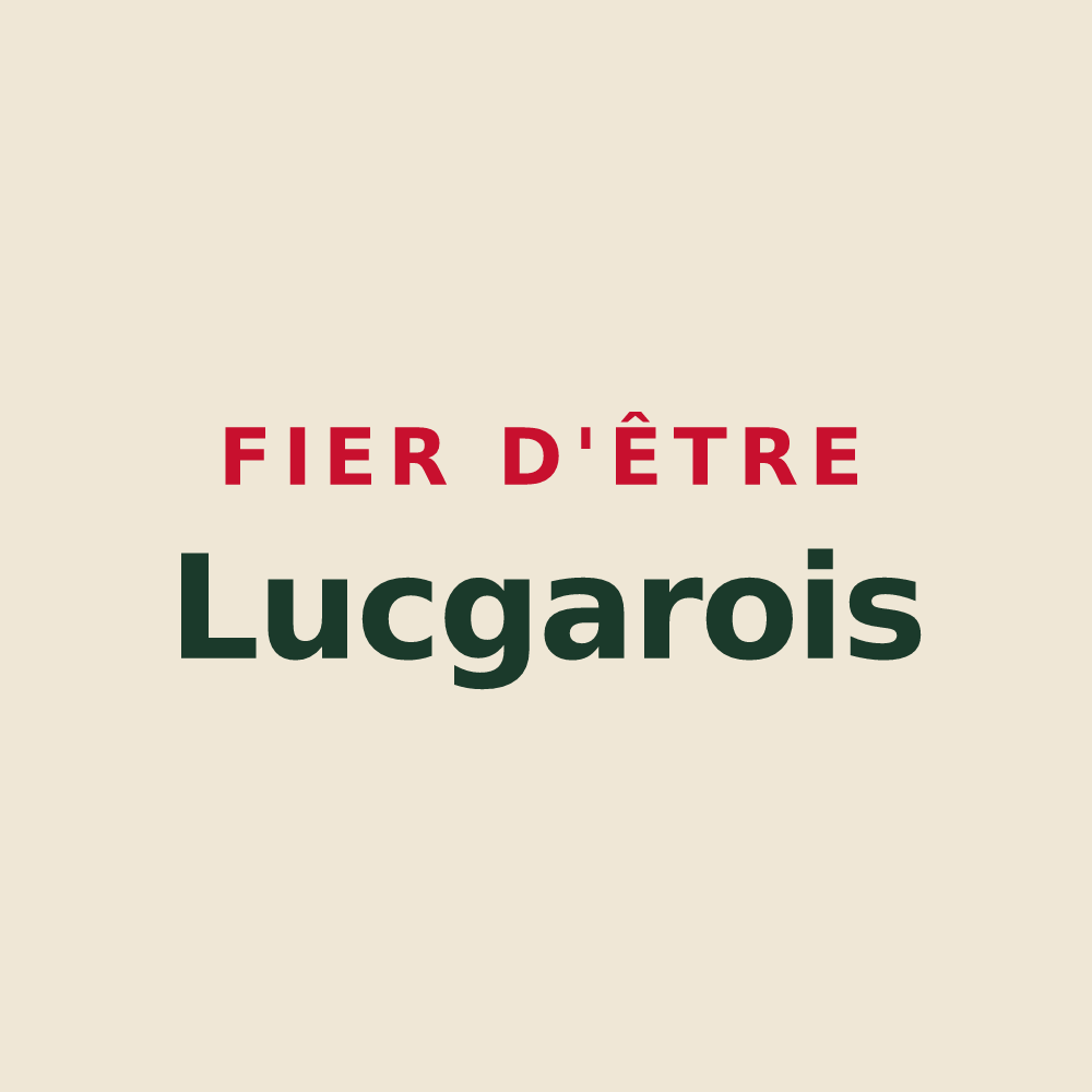 Tote bag « Fier d'être Lucgarois » — design pour Lucgarier
