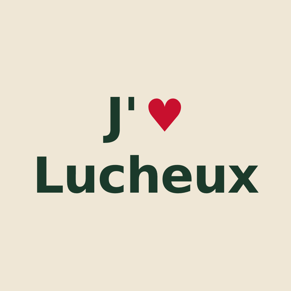 Tote bag personnalisé Lucheux — design J'aime Lucheux