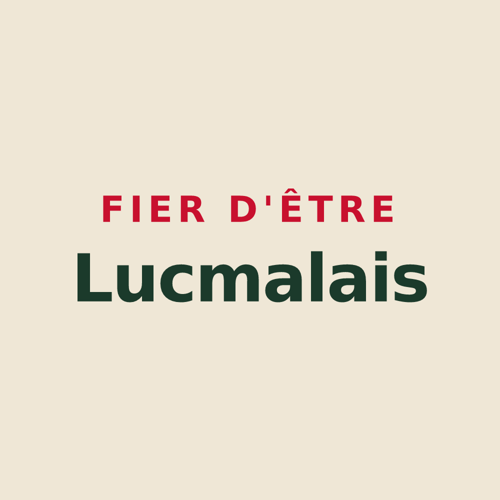 Tote bag « Fier d'être Lucmalais » — design pour Lucmau