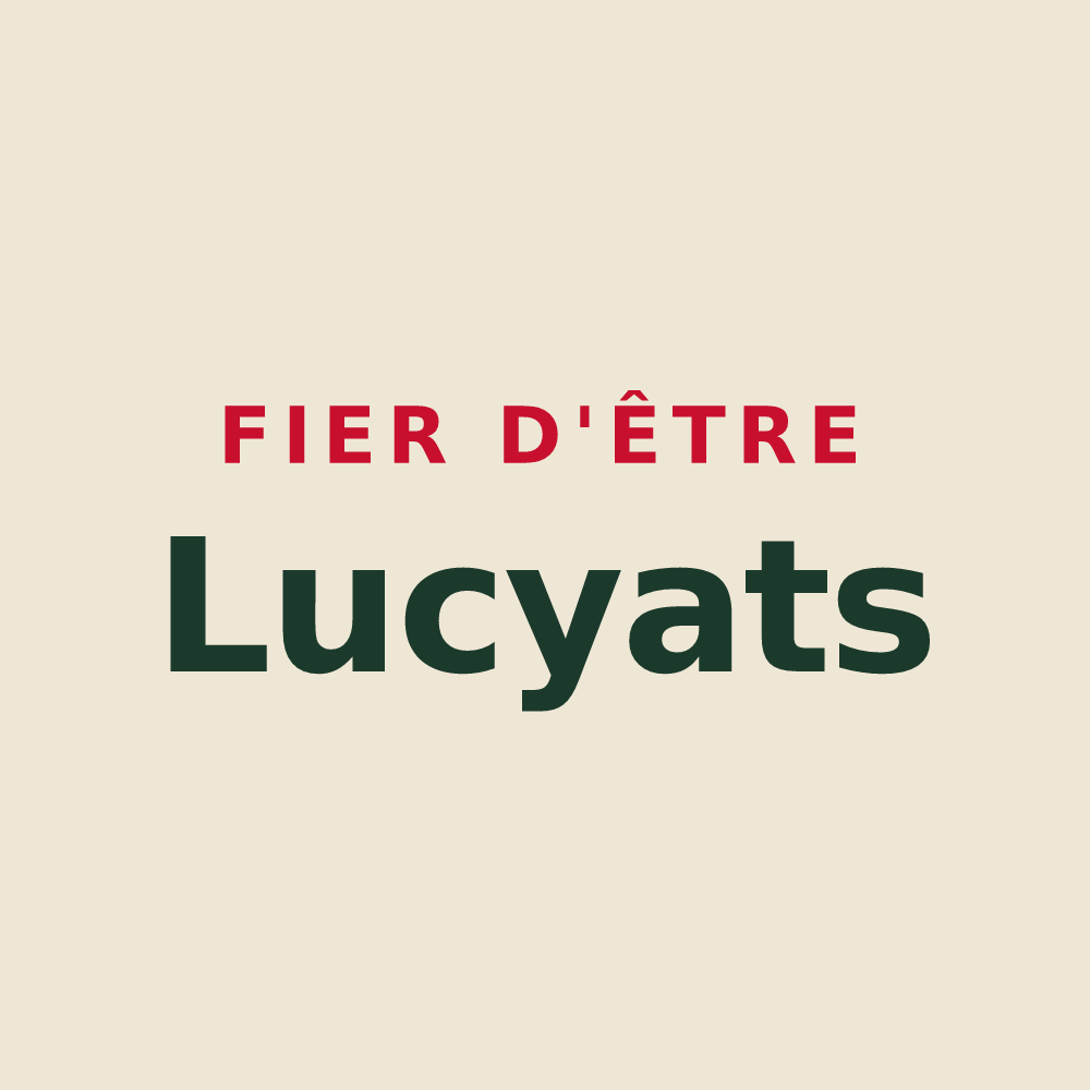 Tote bag « Fier d'être Lucyats » — design pour Lucy-sur-Cure
