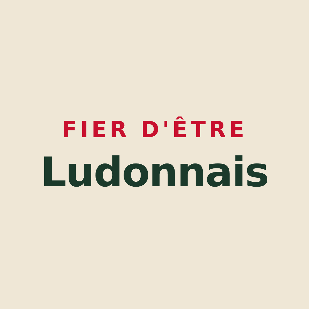 Tote bag « Fier d'être Ludonnais » — design pour Ludon-Médoc