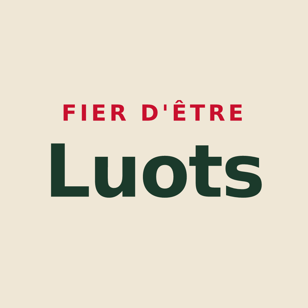 Tote bag « Fier d'être Luots » — design pour Lüe