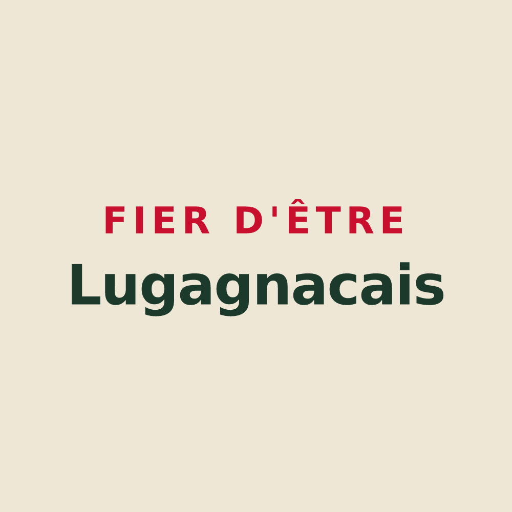 Tote bag « Fier d'être Lugagnacais » — design pour Lugagnan