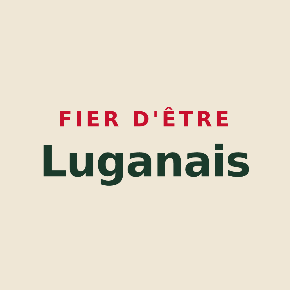 Tote bag « Fier d'être Luganais » — design pour Lugan