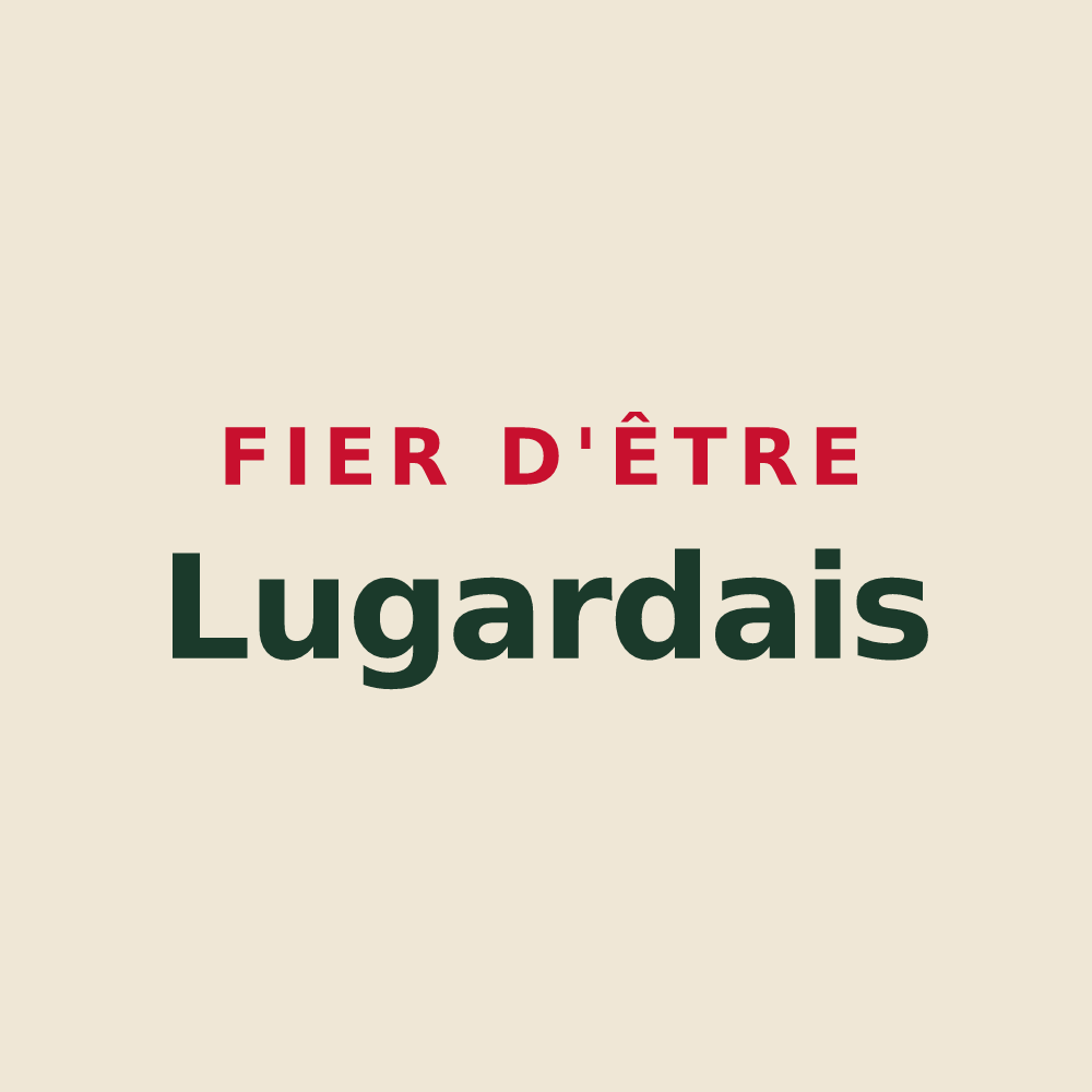 Tote bag « Fier d'être Lugardais » — design pour Lugarde