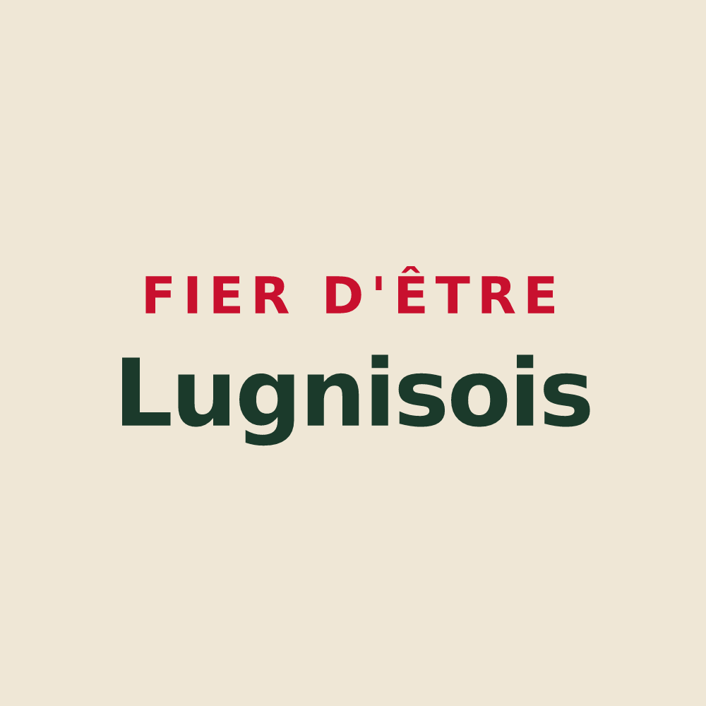 Tote bag « Fier d'être Lugnisois » — design pour Lugny