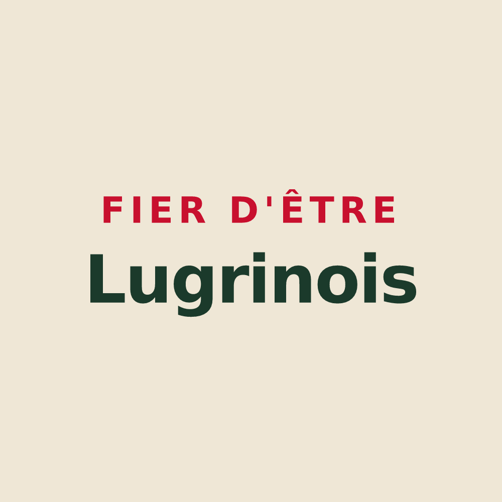 Tote bag « Fier d'être Lugrinois » — design pour Lugrin