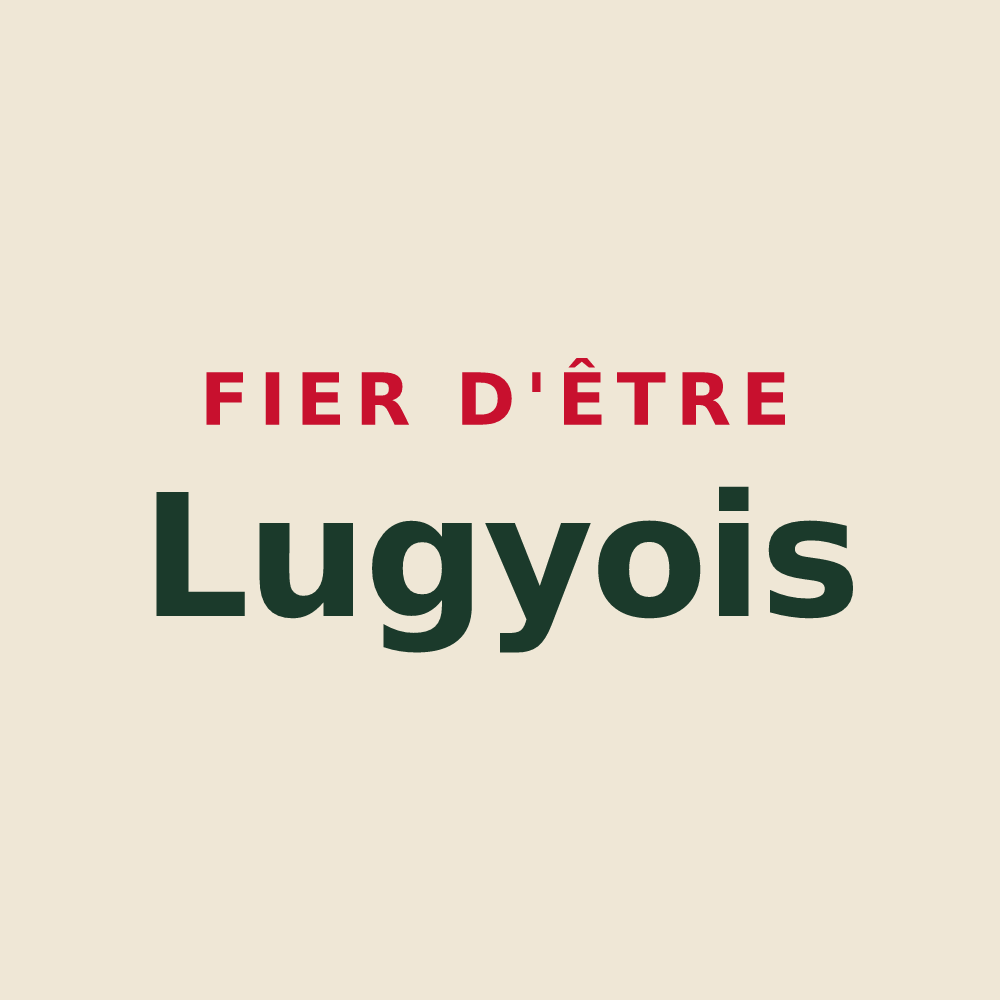 Tote bag « Fier d'être Lugyois » — design pour Lugy