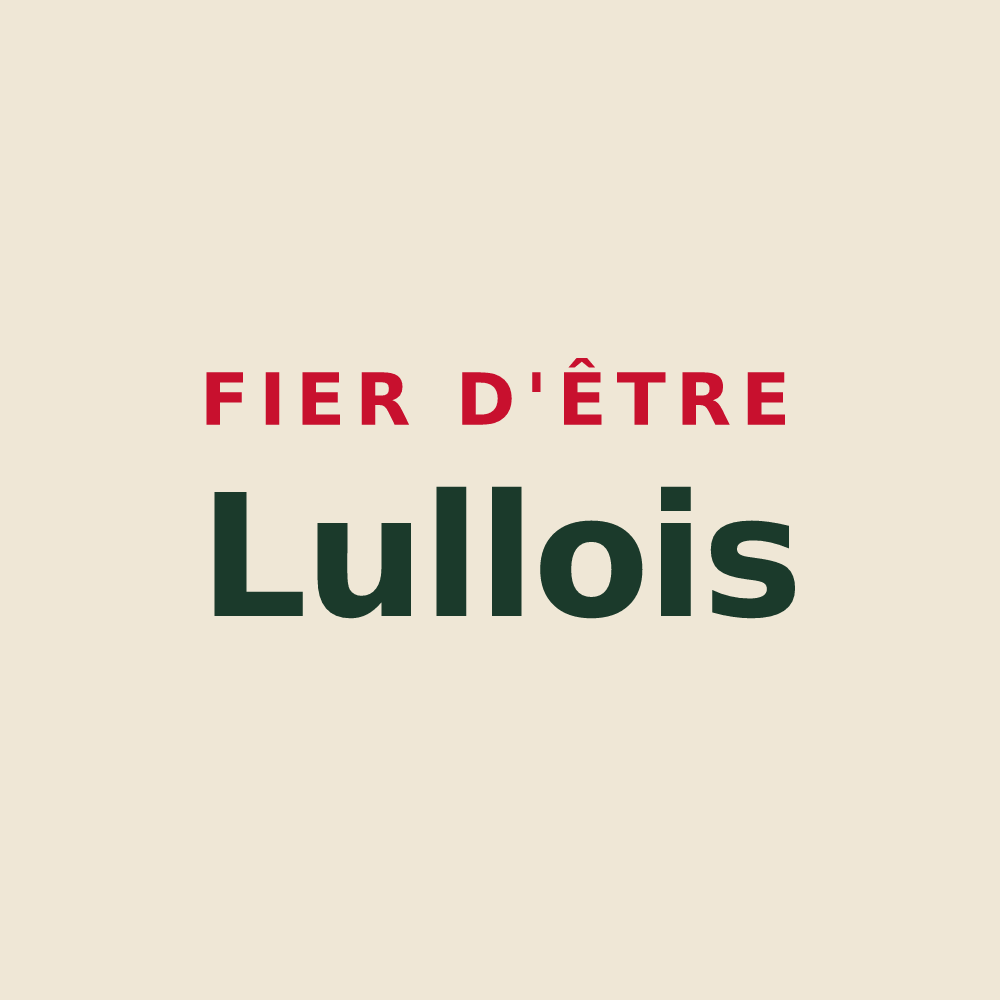 Tote bag « Fier d'être Lullois » — design pour Lully