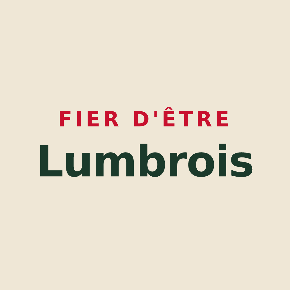 Tote bag « Fier d'être Lumbrois » — design pour Lumbres