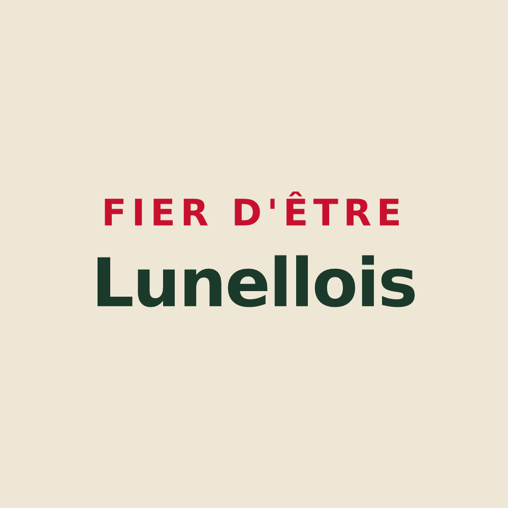 Tote bag « Fier d'être Lunellois » — design pour Lunel