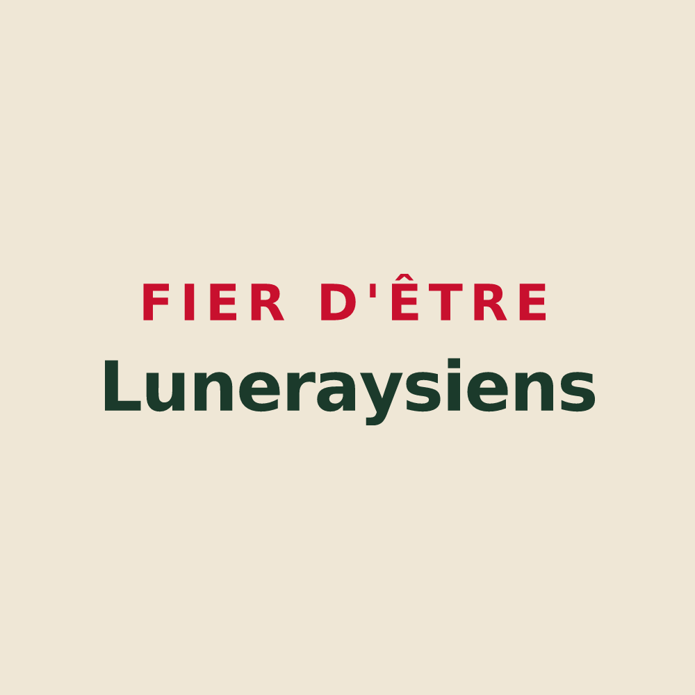 Tote bag « Fier d'être Luneraysiens » — design pour Luneray