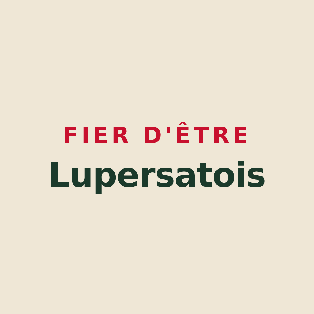 Tote bag « Fier d'être Lupersatois » — design pour Lupersat