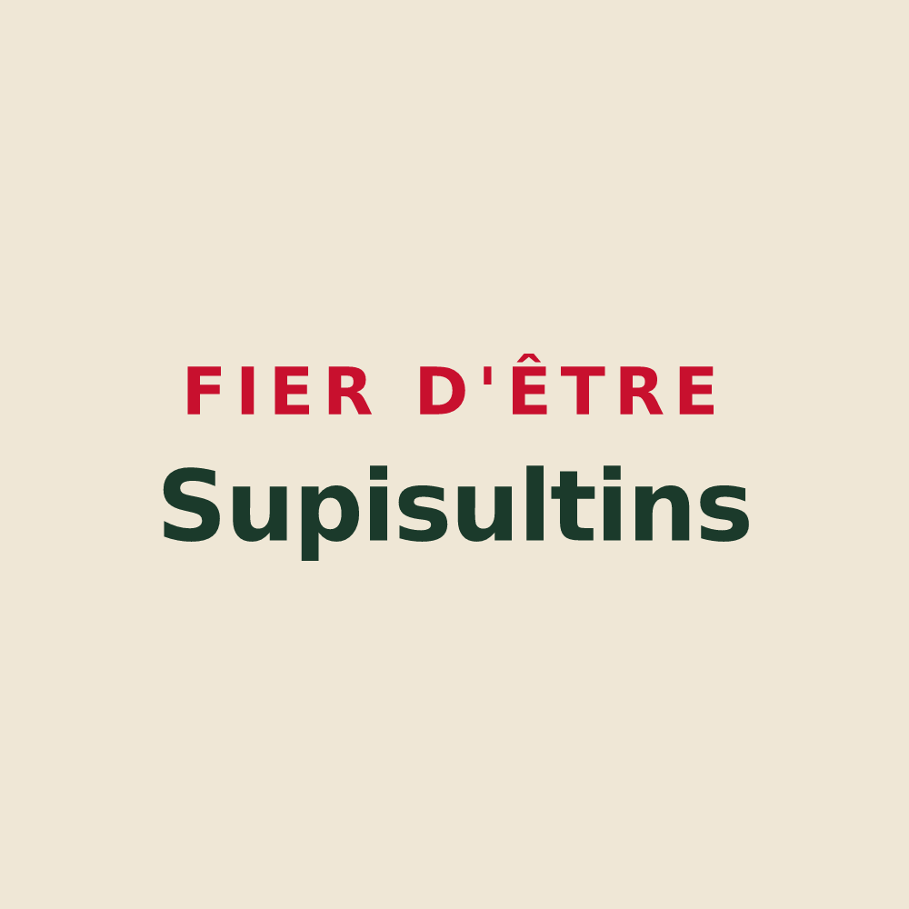 Tote bag « Fier d'être Supisultins » — design pour Lupsault