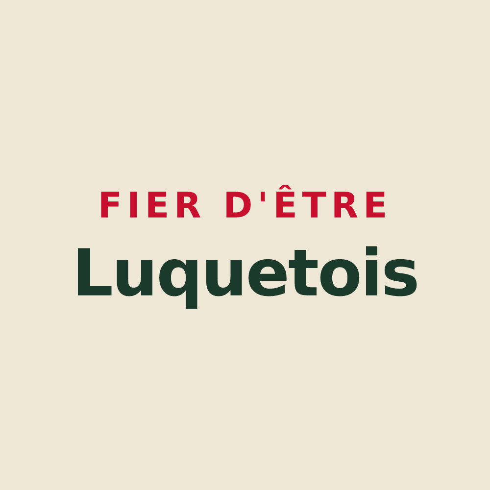 Tote bag « Fier d'être Luquetois » — design pour Luquet