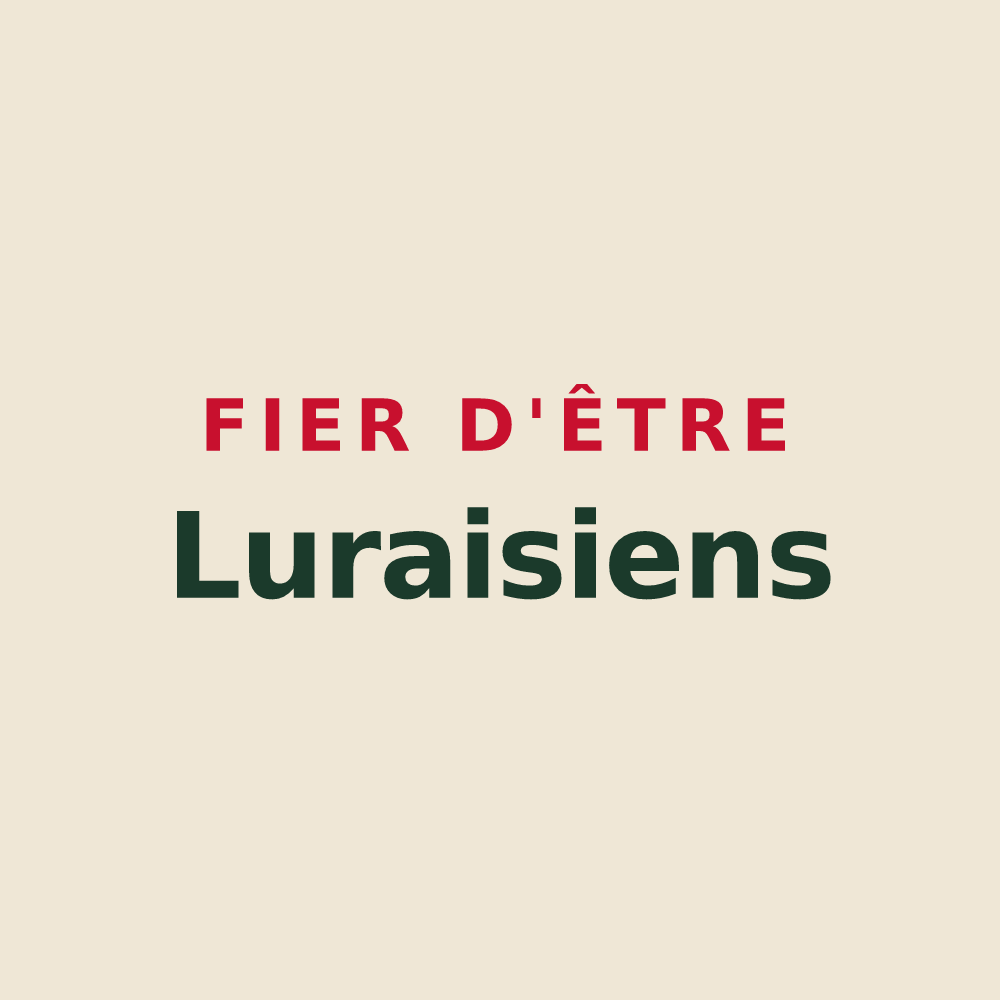 Tote bag « Fier d'être Luraisiens » — design pour Lurais