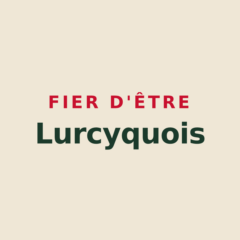 Tote bag « Fier d'être Lurcyquois » — design pour Lurcy-Lévis