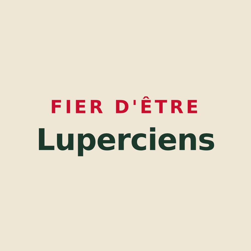 Tote bag « Fier d'être Luperciens » — design pour Lurcy