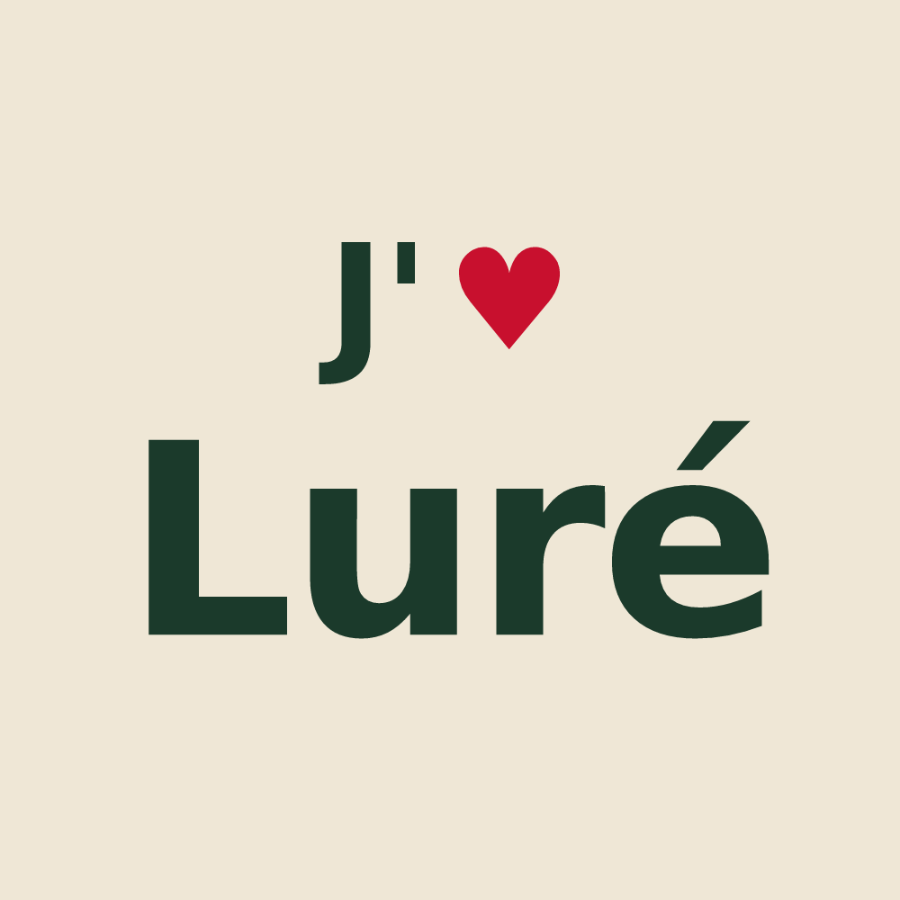 Tote bag personnalisé Luré — design J'aime Luré