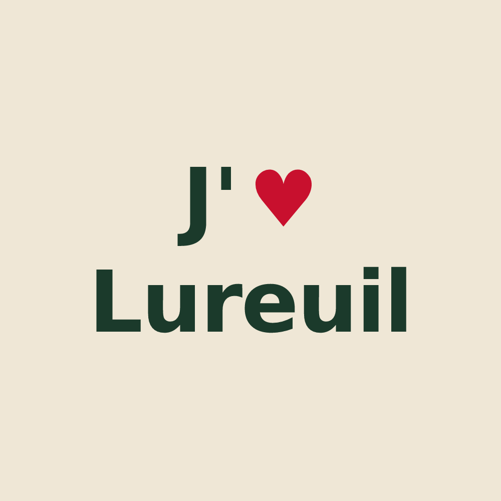 Tote bag personnalisé Lureuil — design J'aime Lureuil