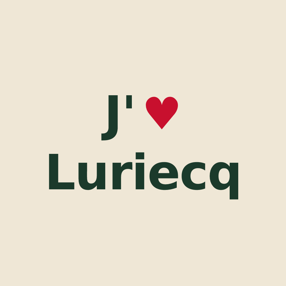 Tote bag personnalisé Luriecq — design J'aime Luriecq