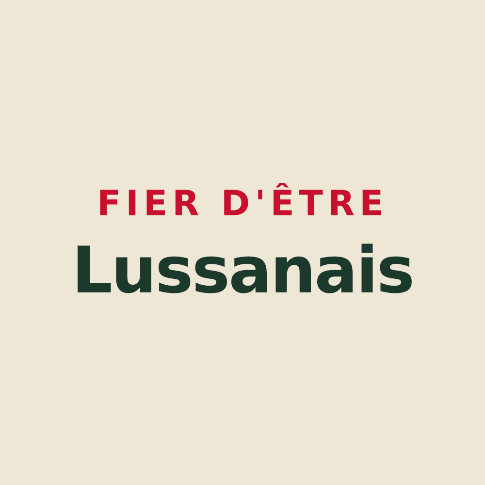 Tote bag « Fier d'être Lussanais » — design pour Lussan