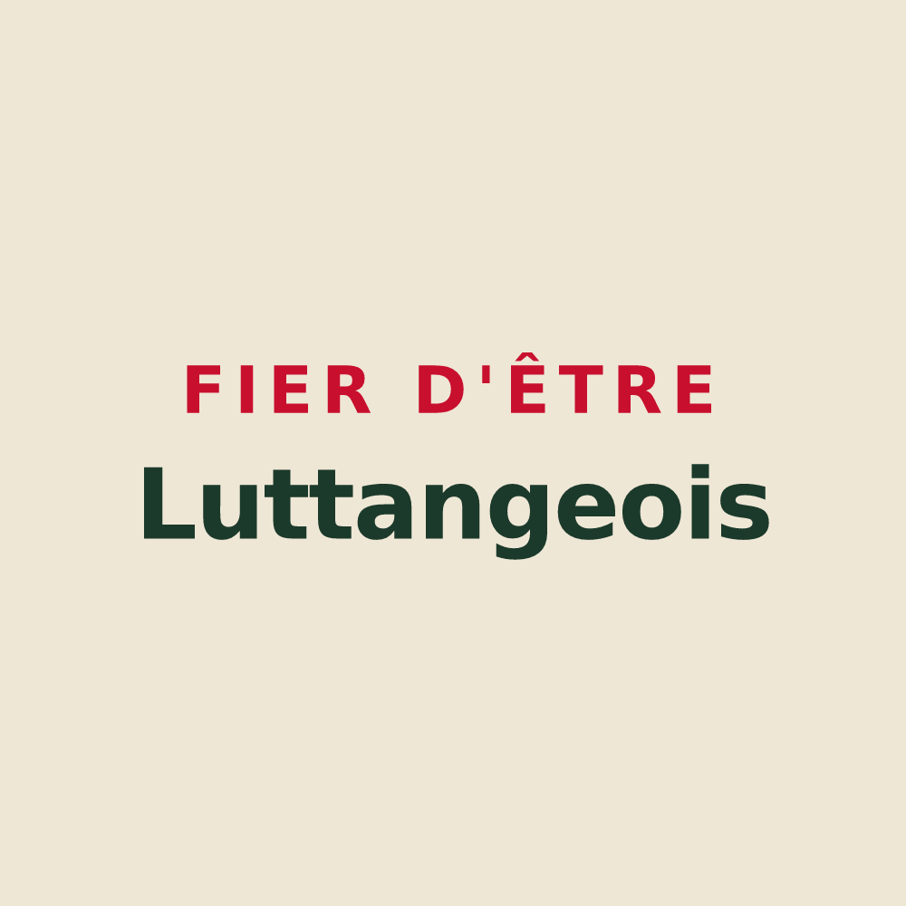 Tote bag « Fier d'être Luttangeois » — design pour Luttange