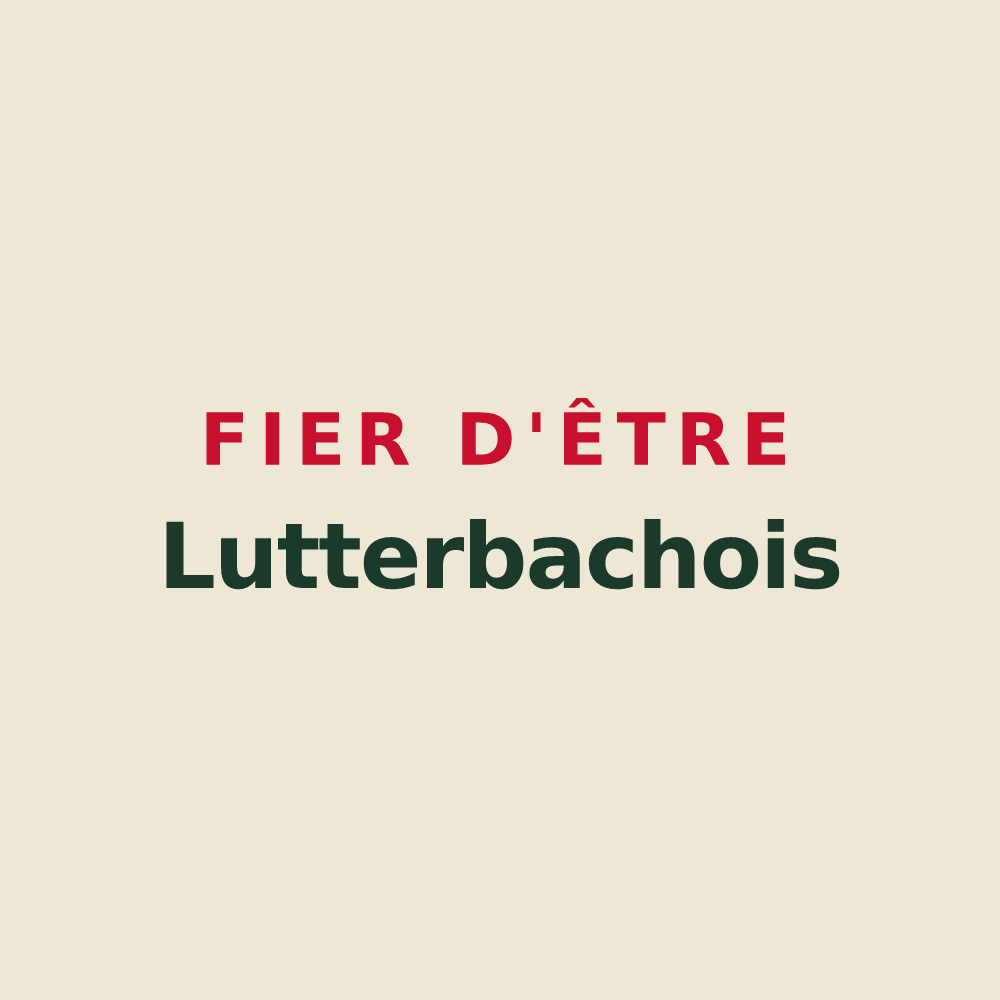 Tote bag « Fier d'être Lutterbachois » — design pour Lutterbach