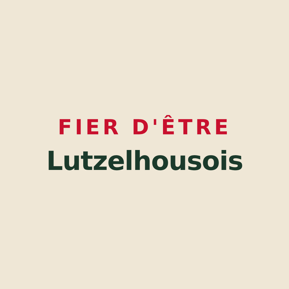Tote bag « Fier d'être Lutzelhousois » — design pour Lutzelhouse