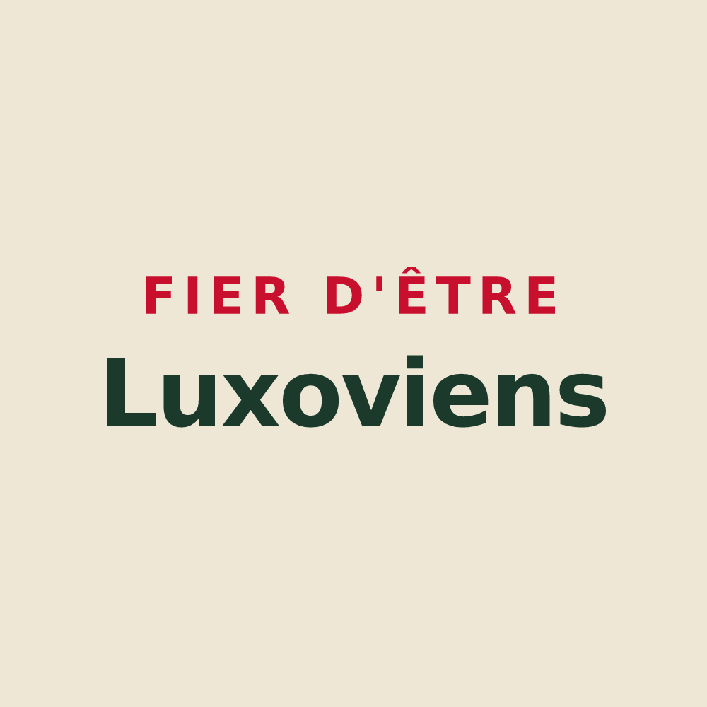 Tote bag « Fier d'être Luxoviens » — design pour Luxeuil-les-Bains