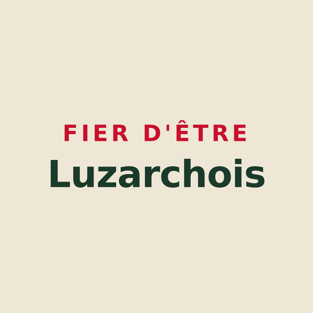 Tote bag « Fier d'être Luzarchois » — design pour Luzarches