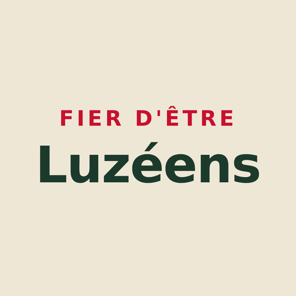 Tote bag « Fier d'être Luzéens » — design pour Luzé