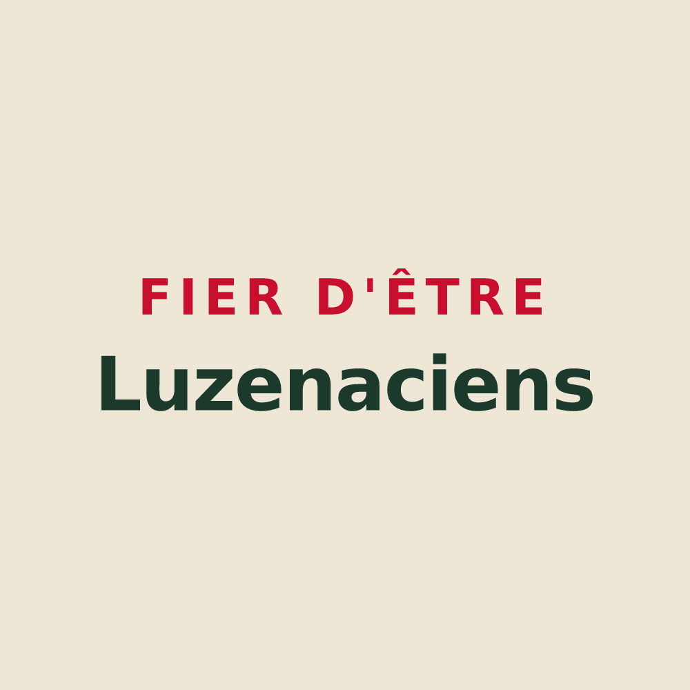 Tote bag « Fier d'être Luzenaciens » — design pour Luzenac