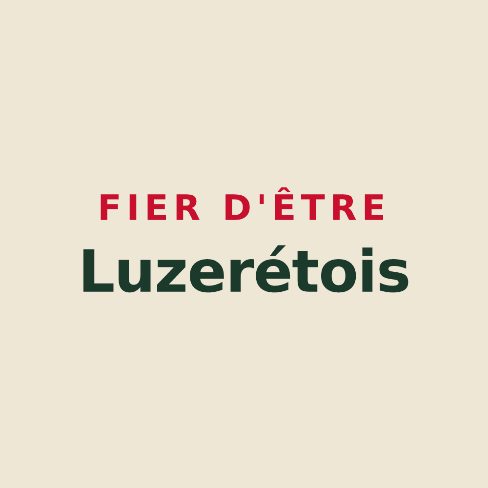 Tote bag « Fier d'être Luzerétois » — design pour Luzeret