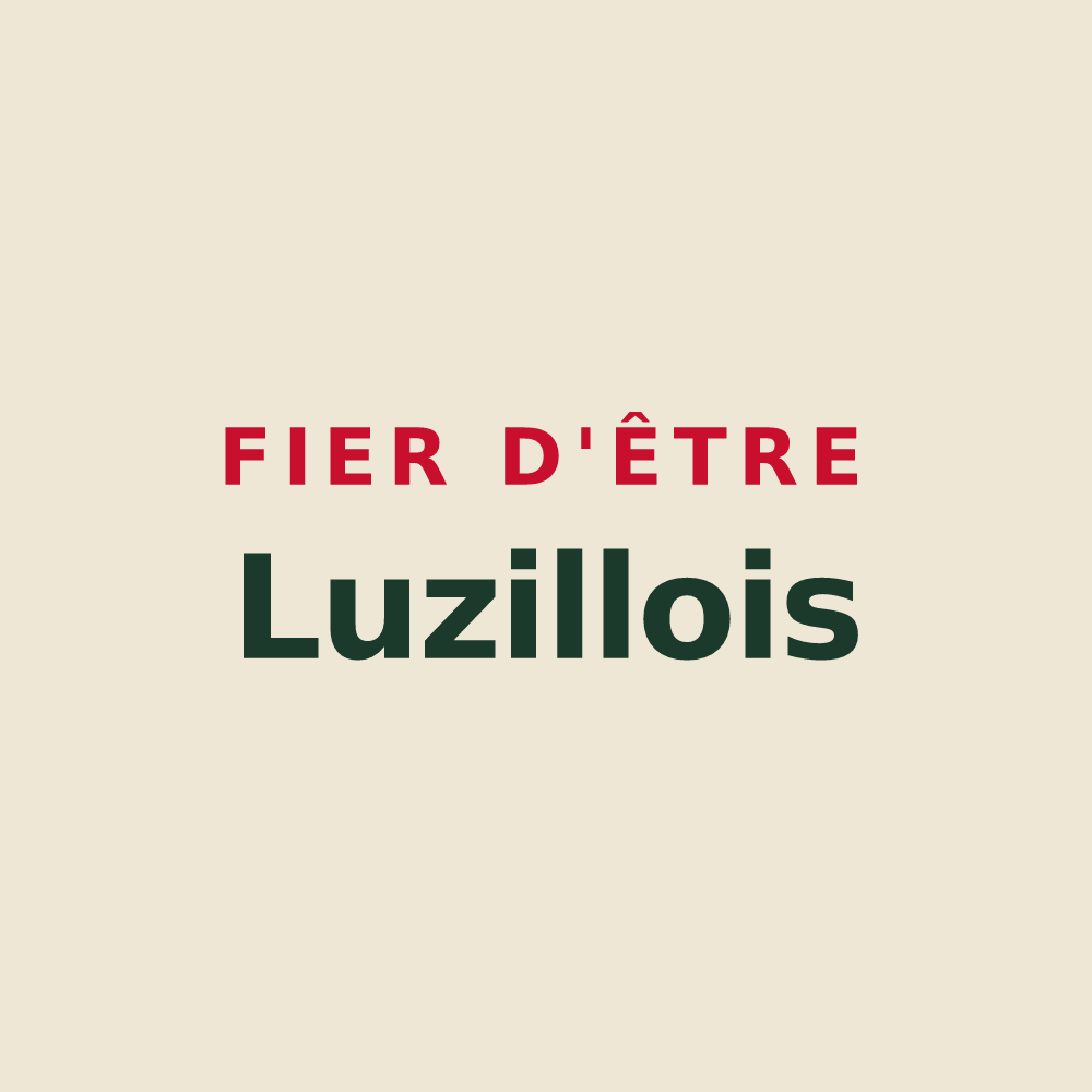 Tote bag « Fier d'être Luzillois » — design pour Luzillé