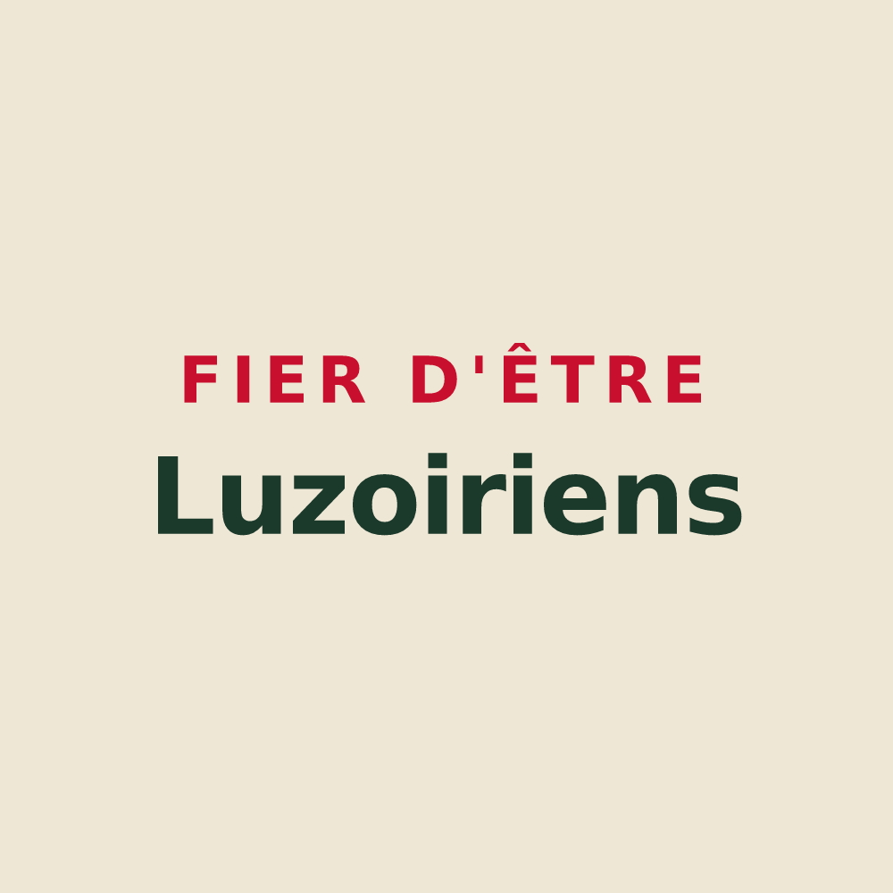 Tote bag « Fier d'être Luzoiriens » — design pour Luzoir